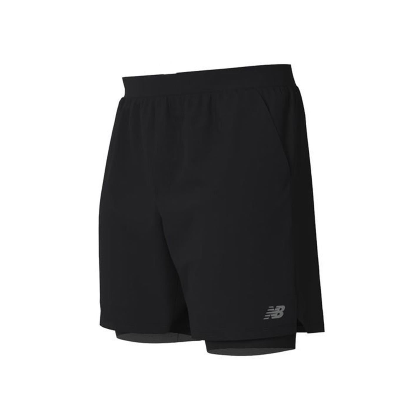 NEW BALANCE AC SEAMLESS SHORT 7 LINED