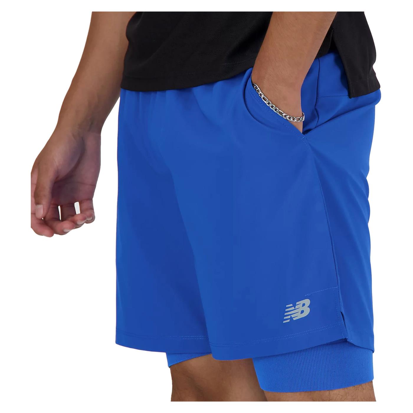 NEW BALANCE AC SEAMLESS SHORT 7 LINED