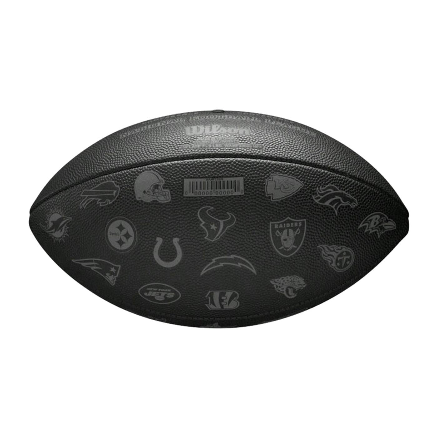 WILSON NFL 32 TEAM FOOTBALL BLK