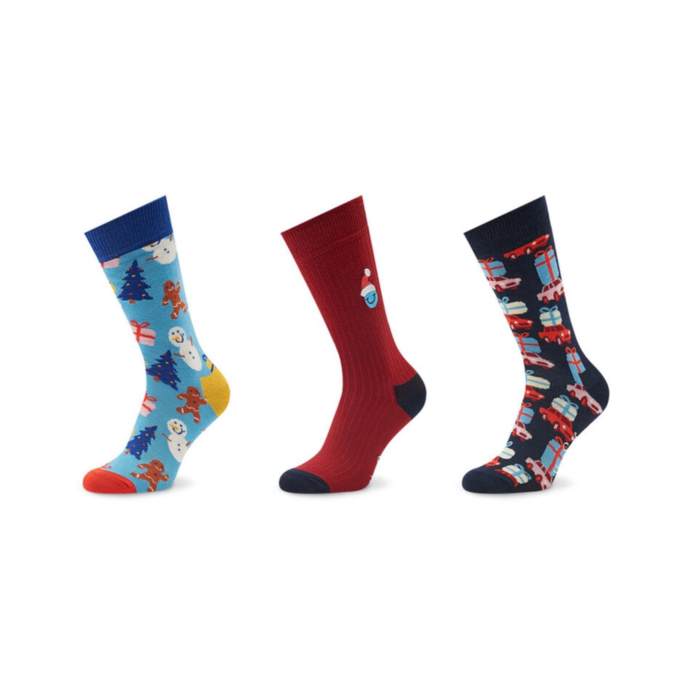 HAPPY SOCKS 3PK DECORATION TIME SET