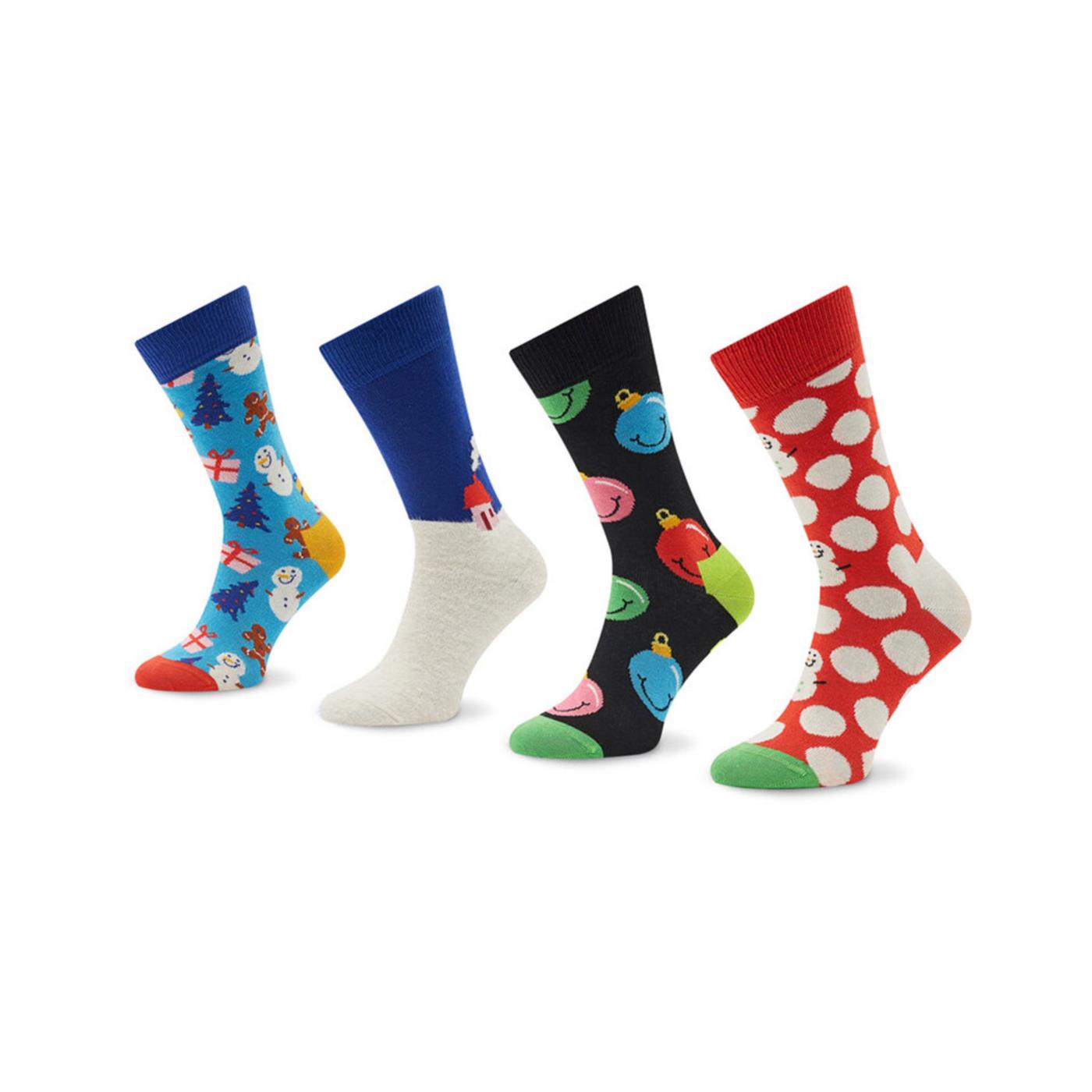 HAPPY SOCKS 4PK HOLIDAY TIME GIFT SET