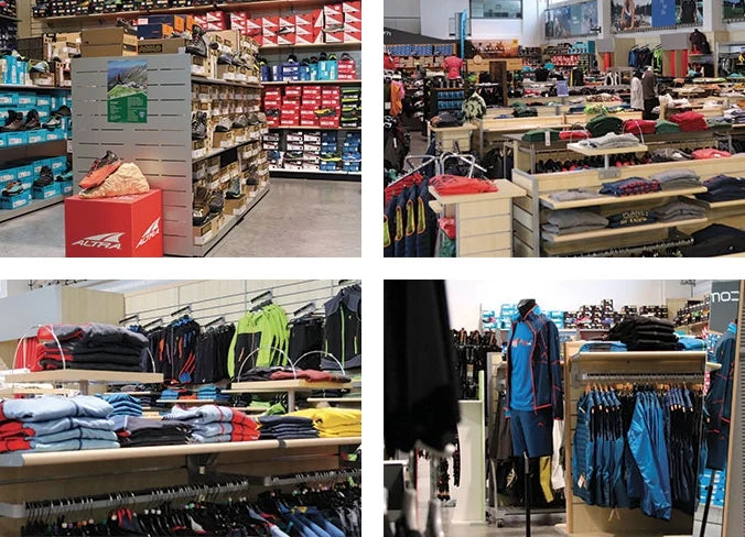 immagini interni negozio Animasportiva