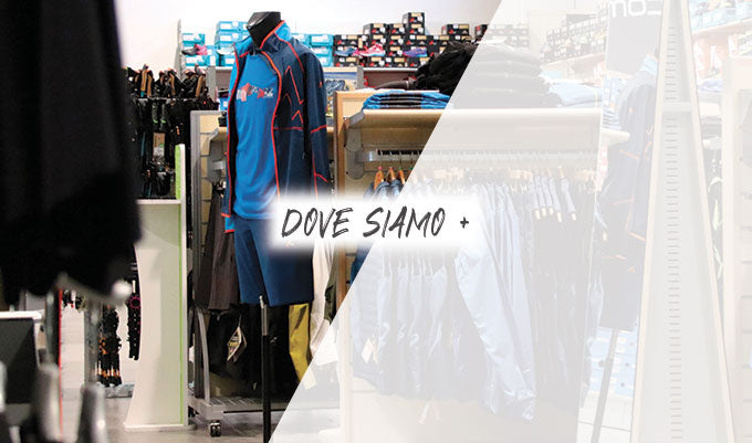 immagine di sfondo negozio Animasportiva con scritta dove siamo