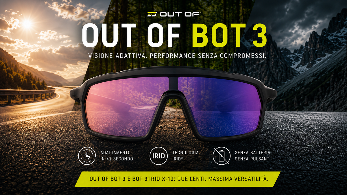 Out Of Bot 3 Irid: gli occhiali sportivi che leggono la luce prima dei tuoi occhi