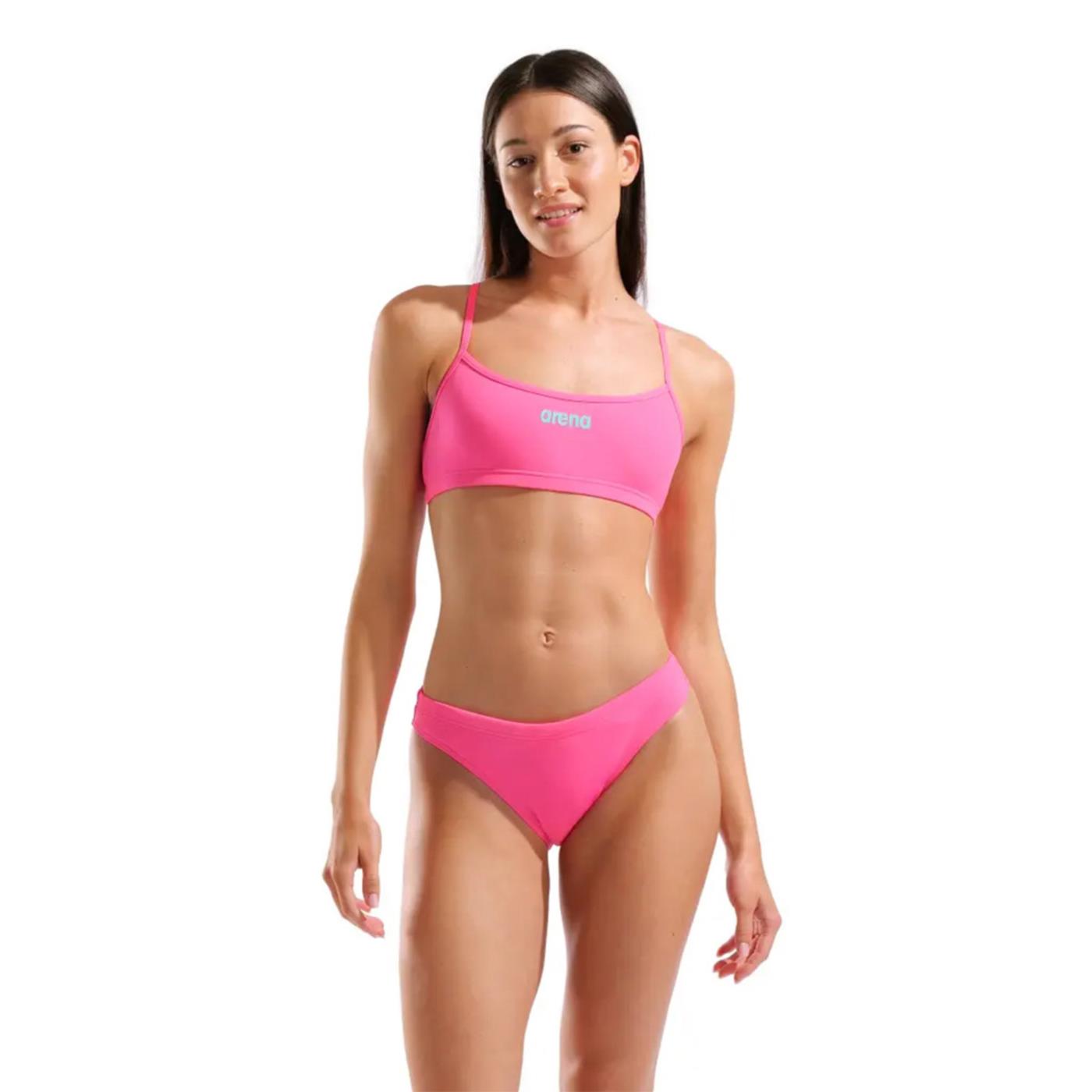 ARENA W BIKINI BANDEAU SOLID - Fucsia - immagine principale