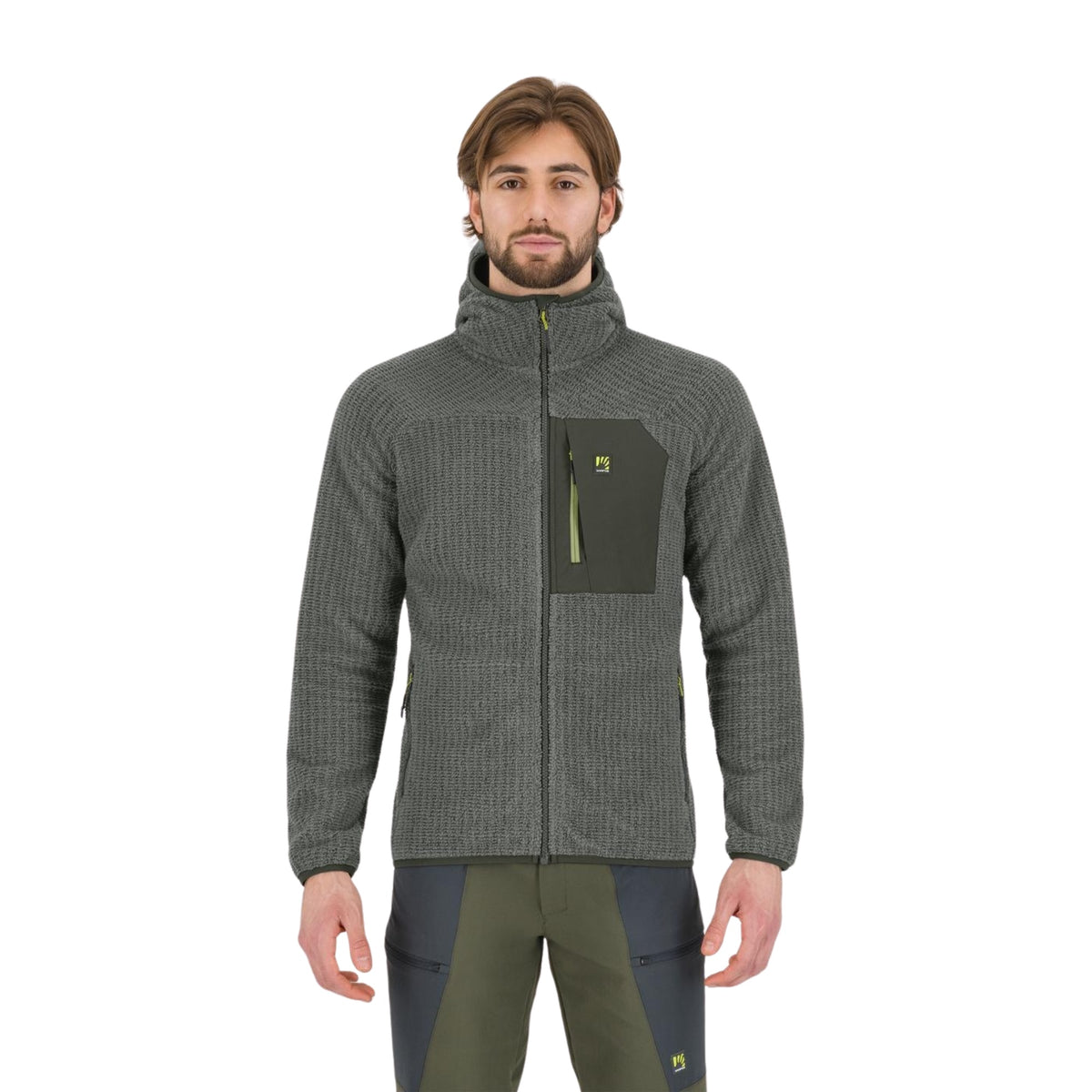 KARPOS ROCCHETTA EVO HOOD FLEECE - Grigio scuro - immagine principale