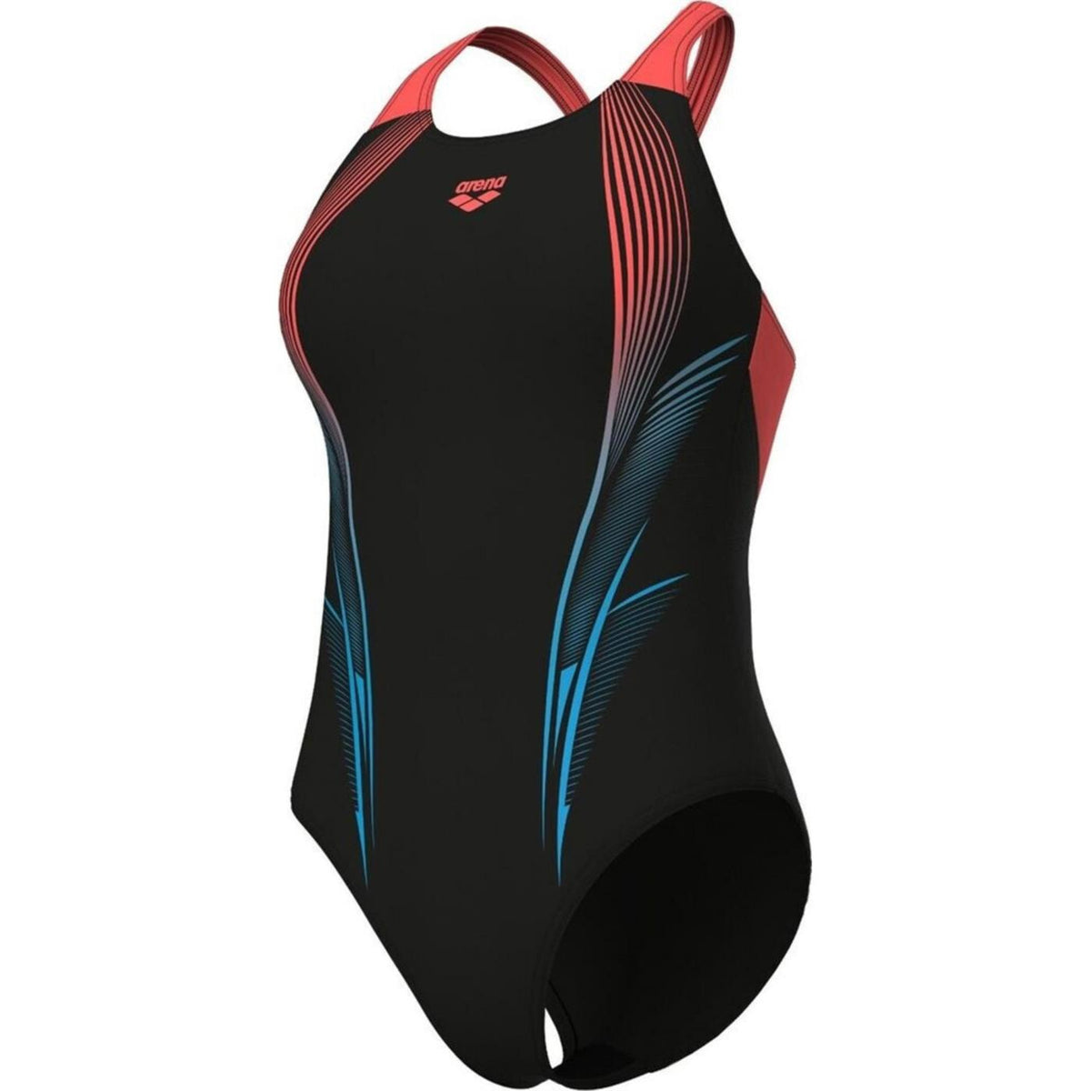 ARENA W BLAST SWIMSUIT V BACK