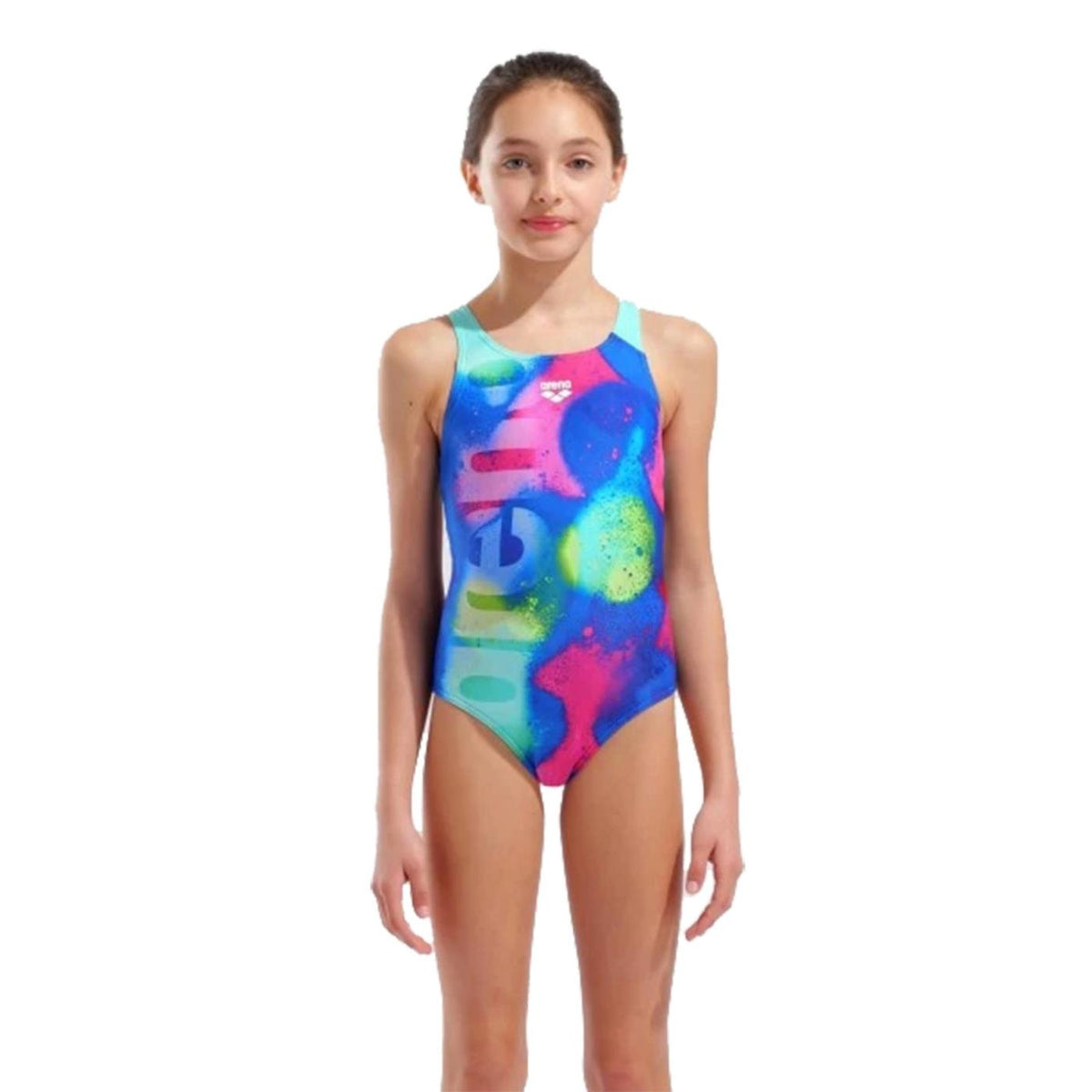 ARENA JR SPRAY PAINT SWIMSUIT