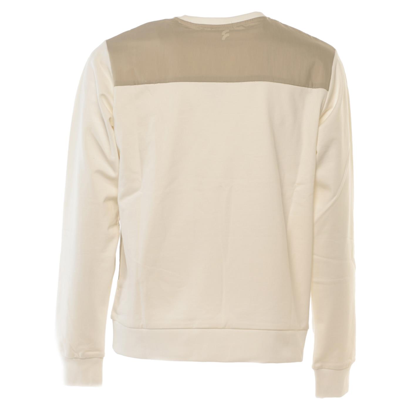 FREDDY PREMIUM FLEECE SWEATER - Bianco - vista 2