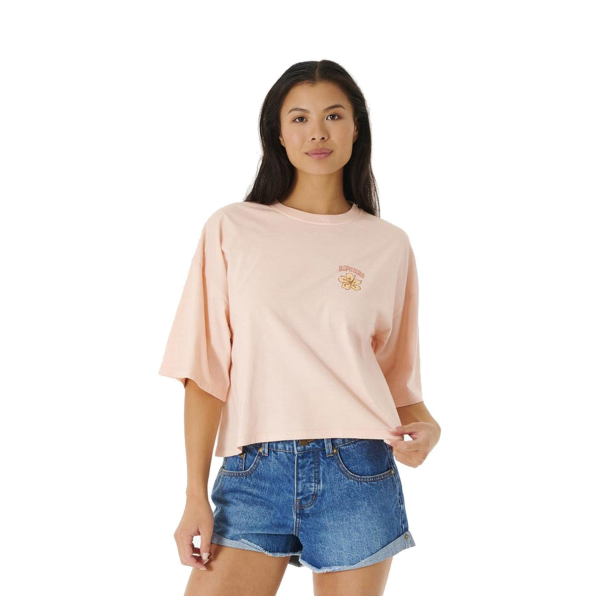 RIP CURL ALOHA WITH LOVE CROP TEE