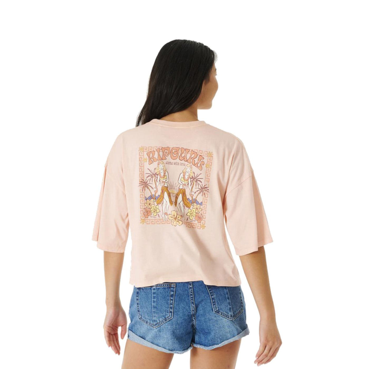 RIP CURL ALOHA WITH LOVE CROP TEE - seconda immagine