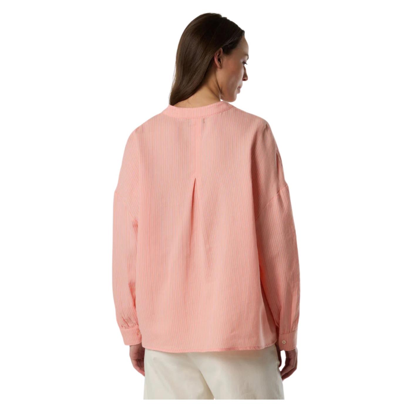 NORTH SAILS SHIRT LONG SLEEVE WOMAN - Corallo - vista 2