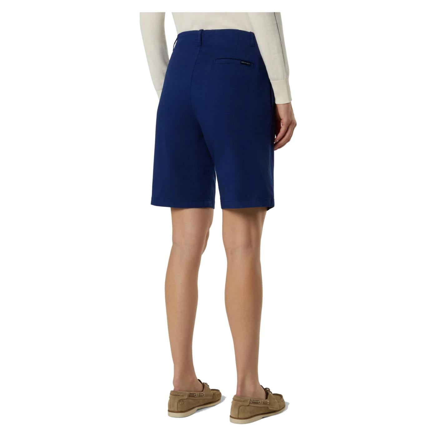NORTH SAILS SLIM FIT W CHINO SHORT - Blu - vista 2