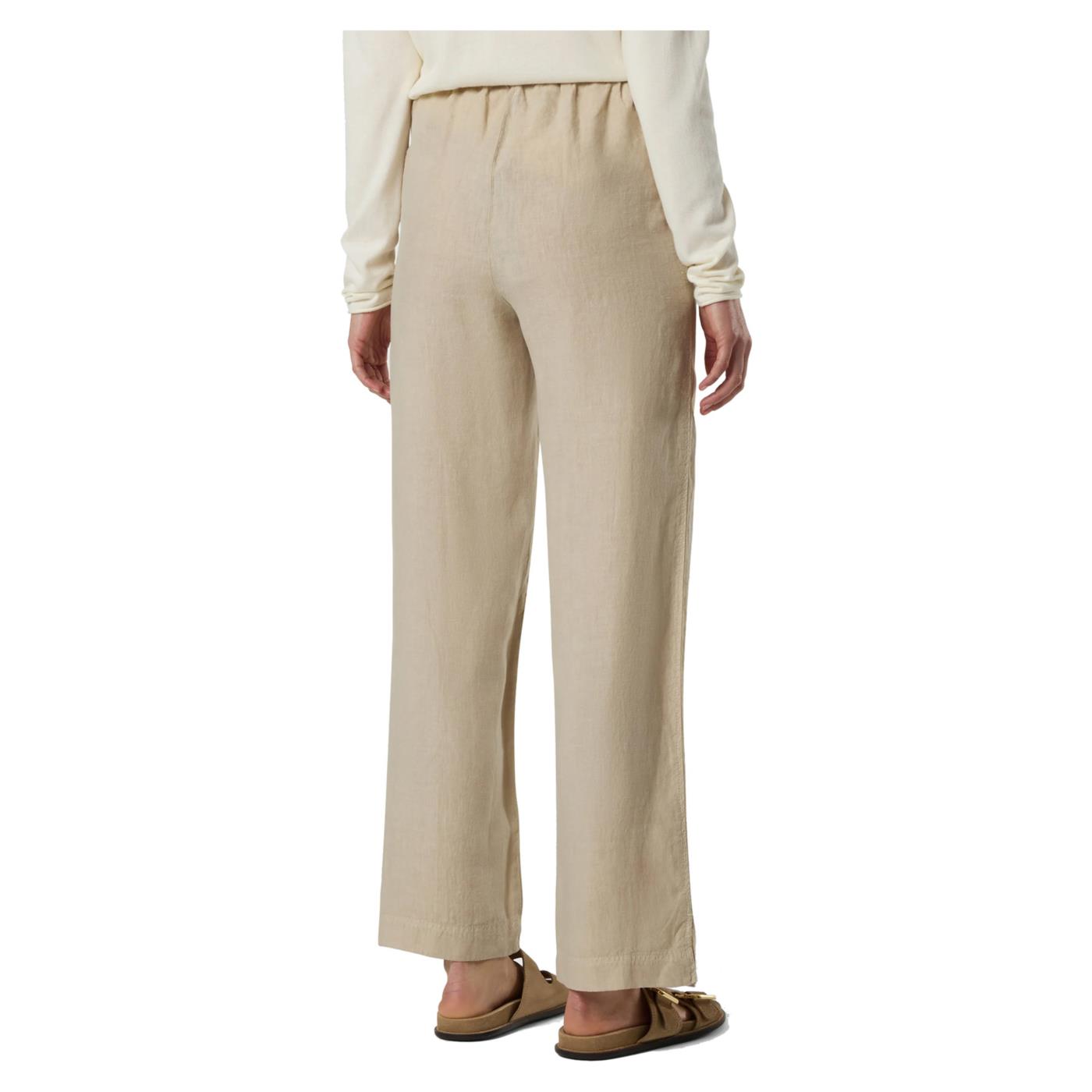 NORTH SAILS WIDE LEG PANT W ELASTIC - Beige - vista 2