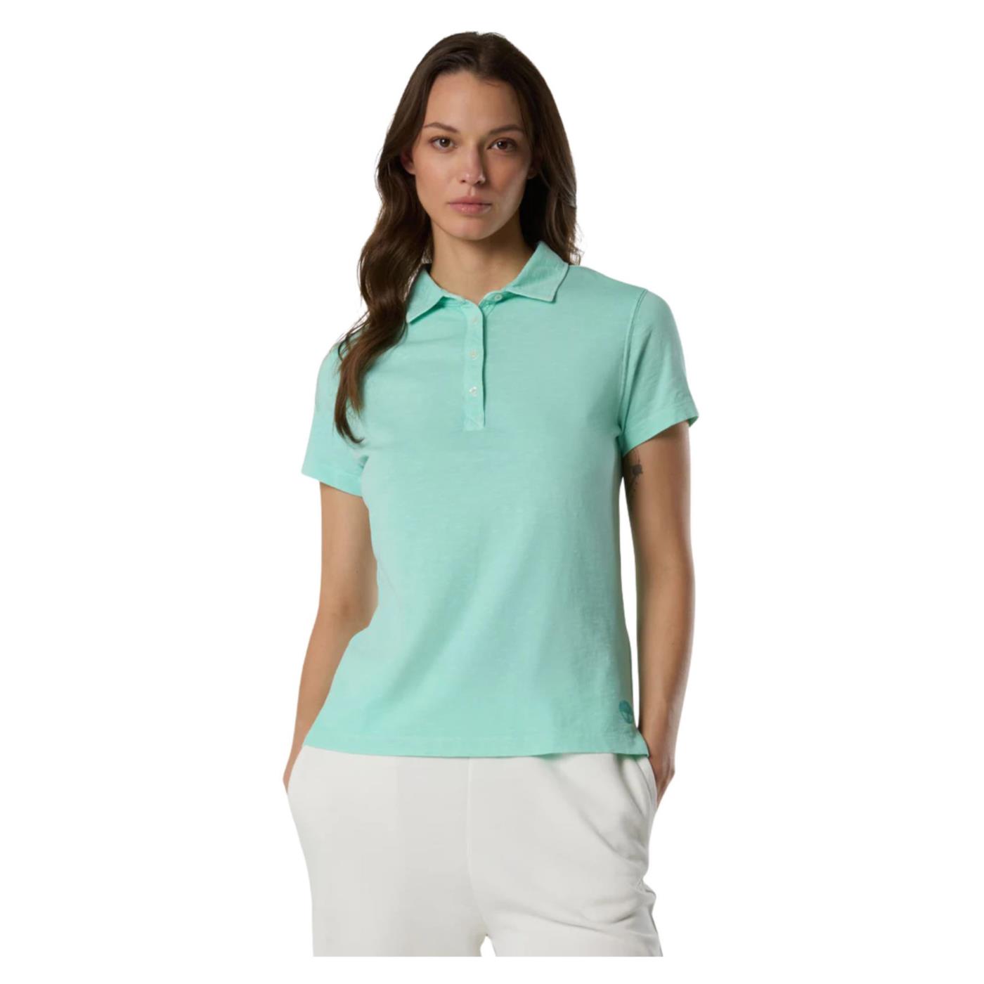 NORTH SAILS W POLO SHORTH SLEEVE - Verde - immagine principale