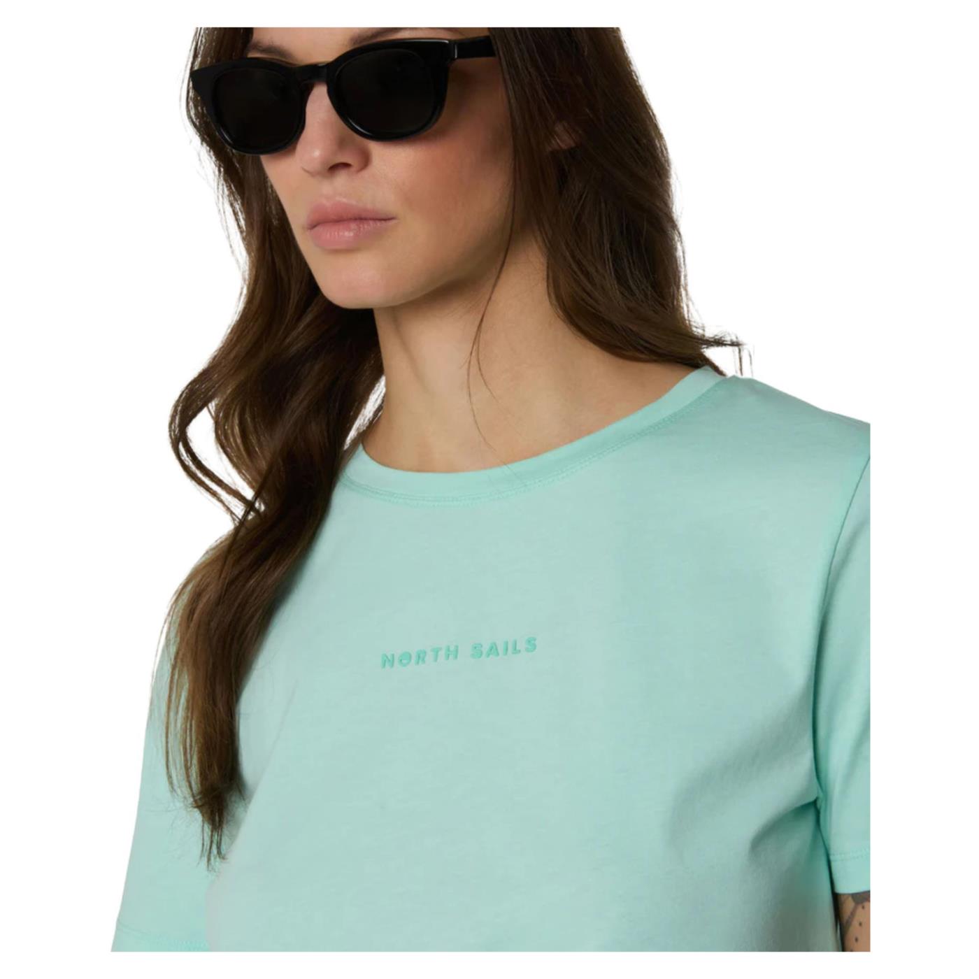 NORTH SAILS W T-SHIRT SHORT SLEEVE - Verde - vista 3