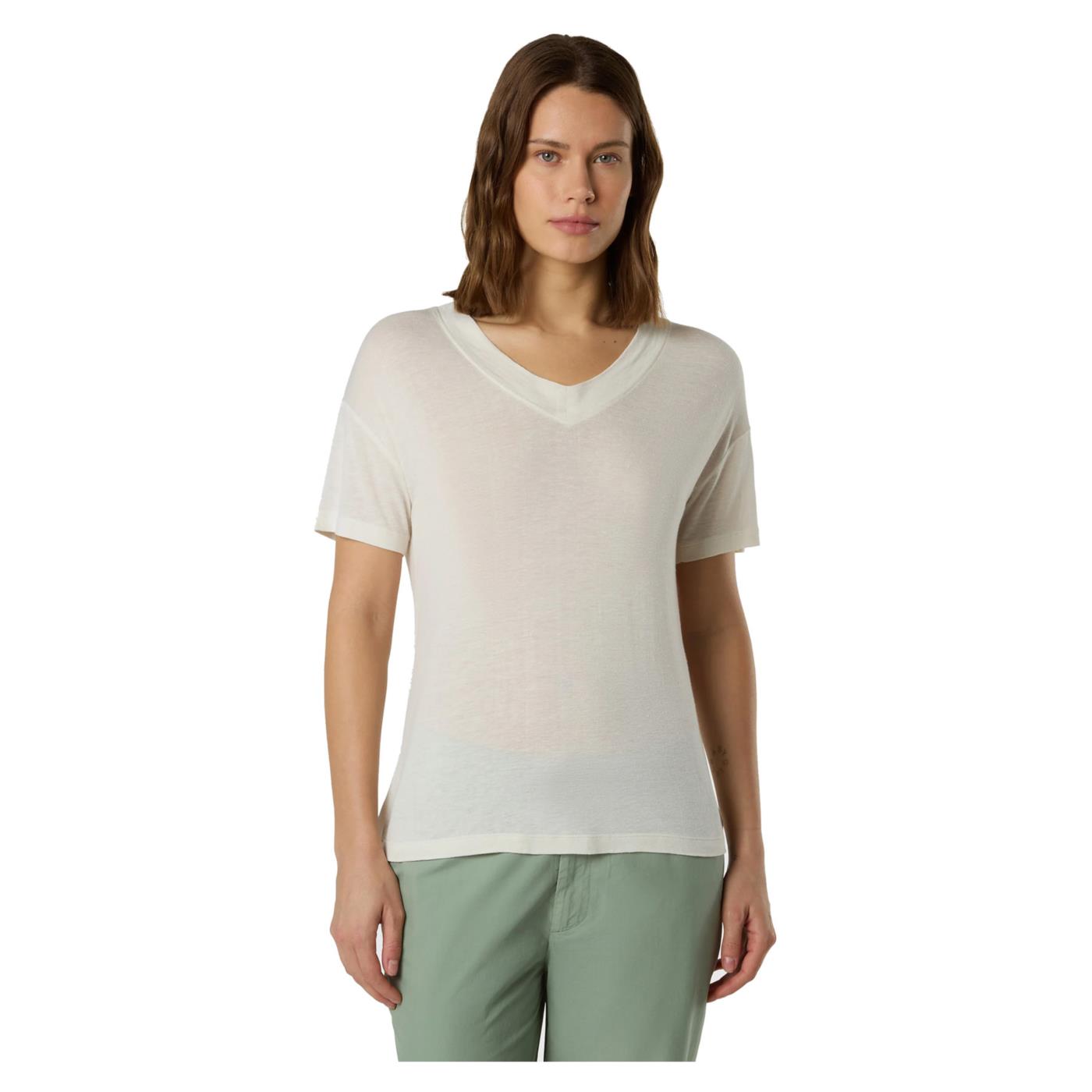 NORTH SAILS T-SHIRT W SHORT SLEEVE - Bianco - immagine principale