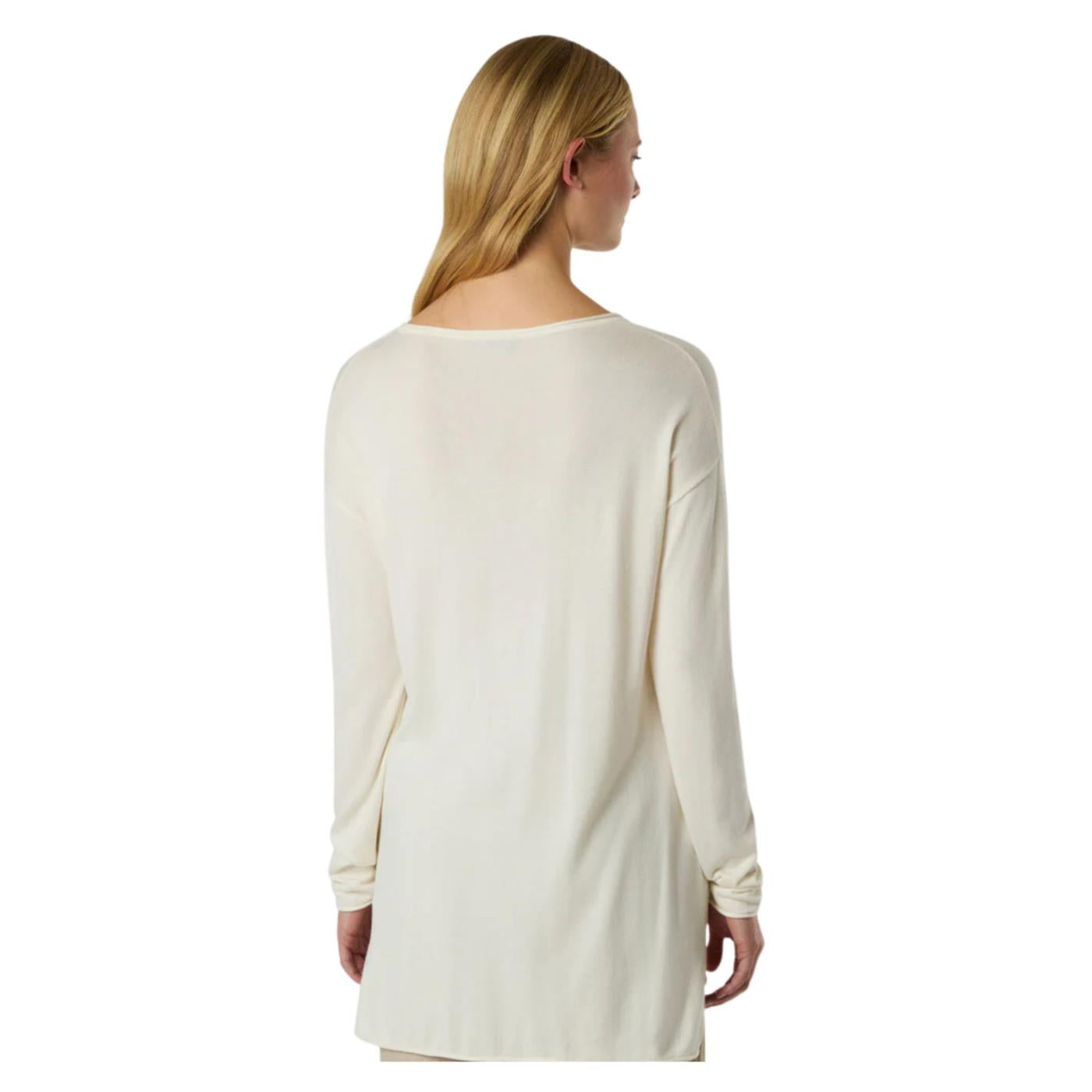 NORTH SAILS V NECK 12GG W KNITWEAR - Bianco - vista 2
