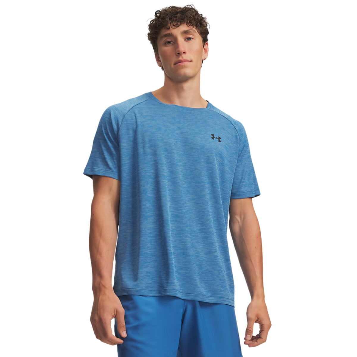 UNDER ARMOUR TECH TEXTURED SS TEE - Azzurro - immagine principale