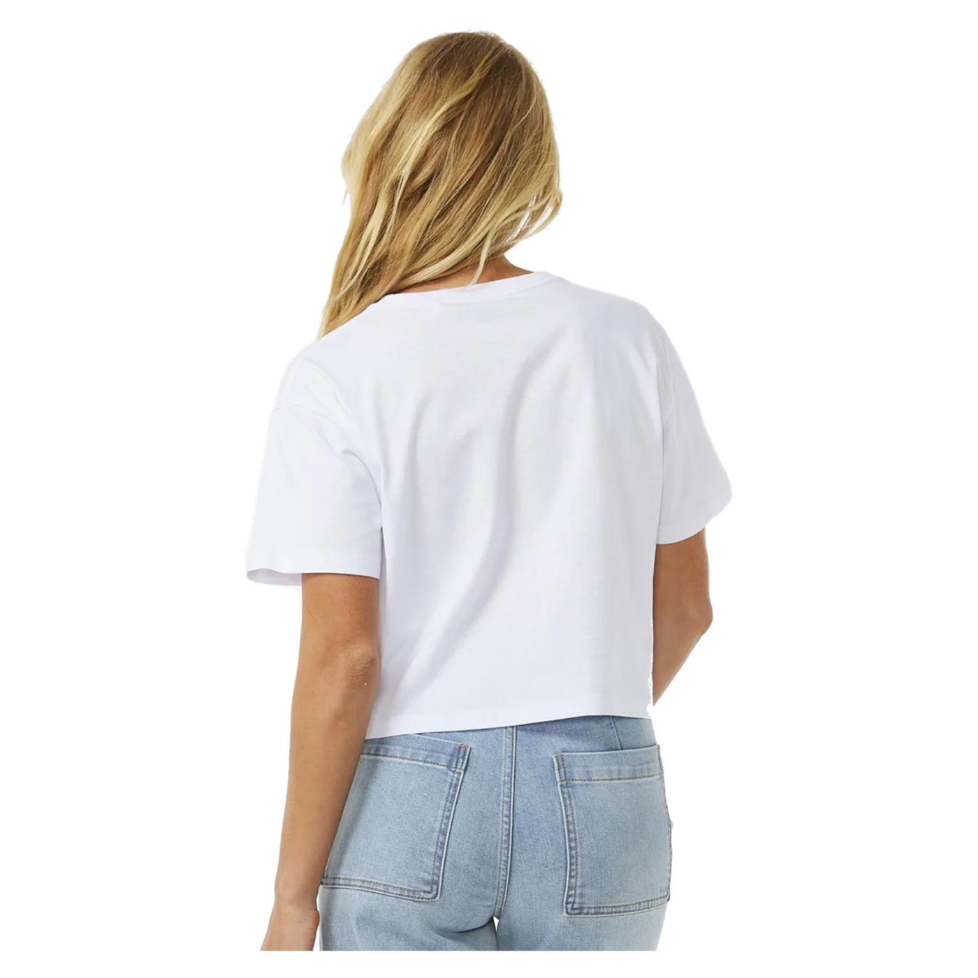 RIP CURL BLOCK PARTY CROP TEE
