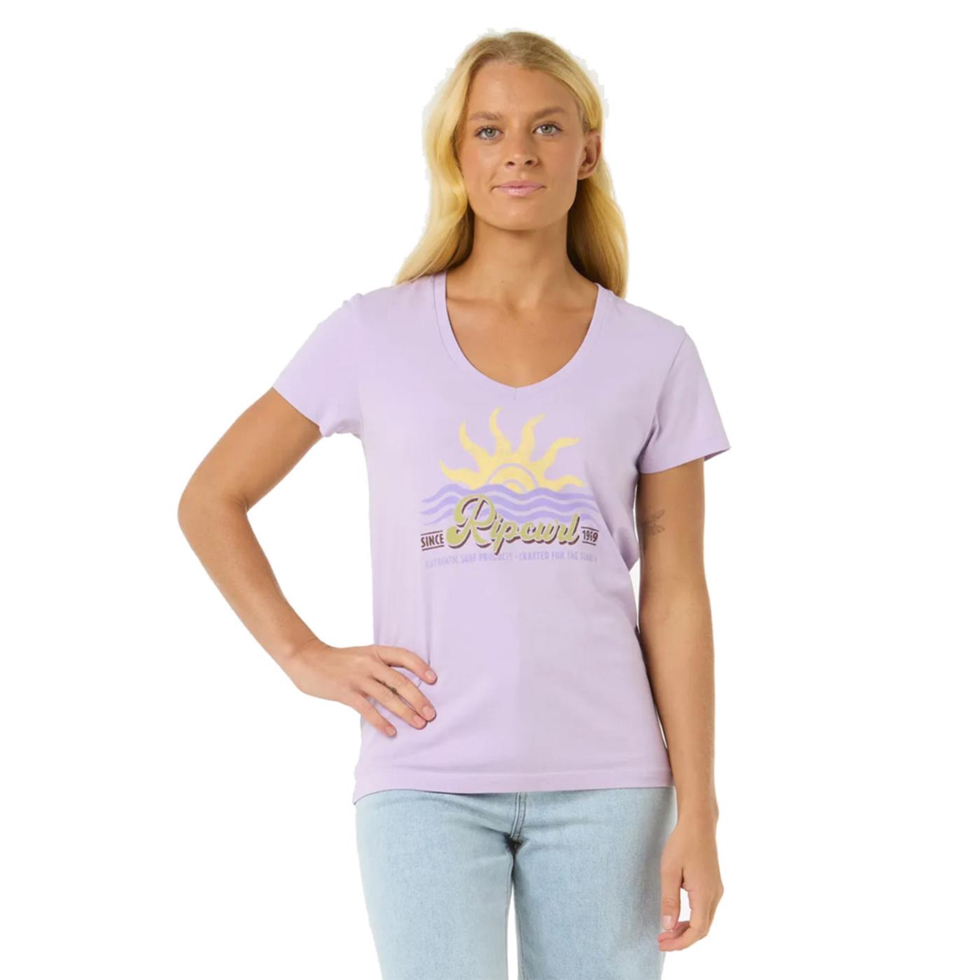 RIP CURL CALA V-NECK TEE
