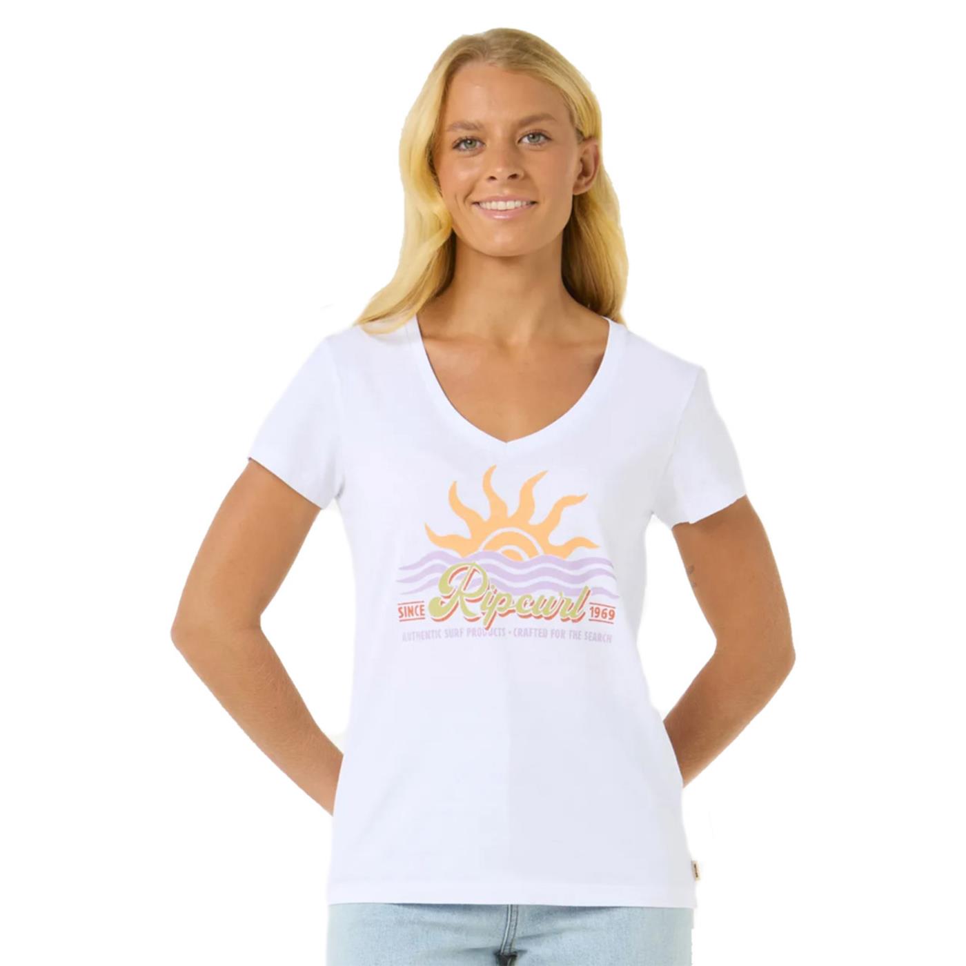 RIP CURL CALA V-NECK TEE