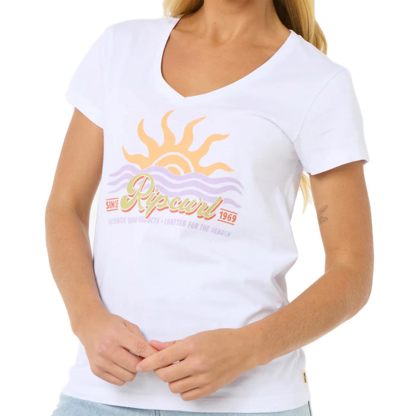 RIP CURL CALA V-NECK TEE