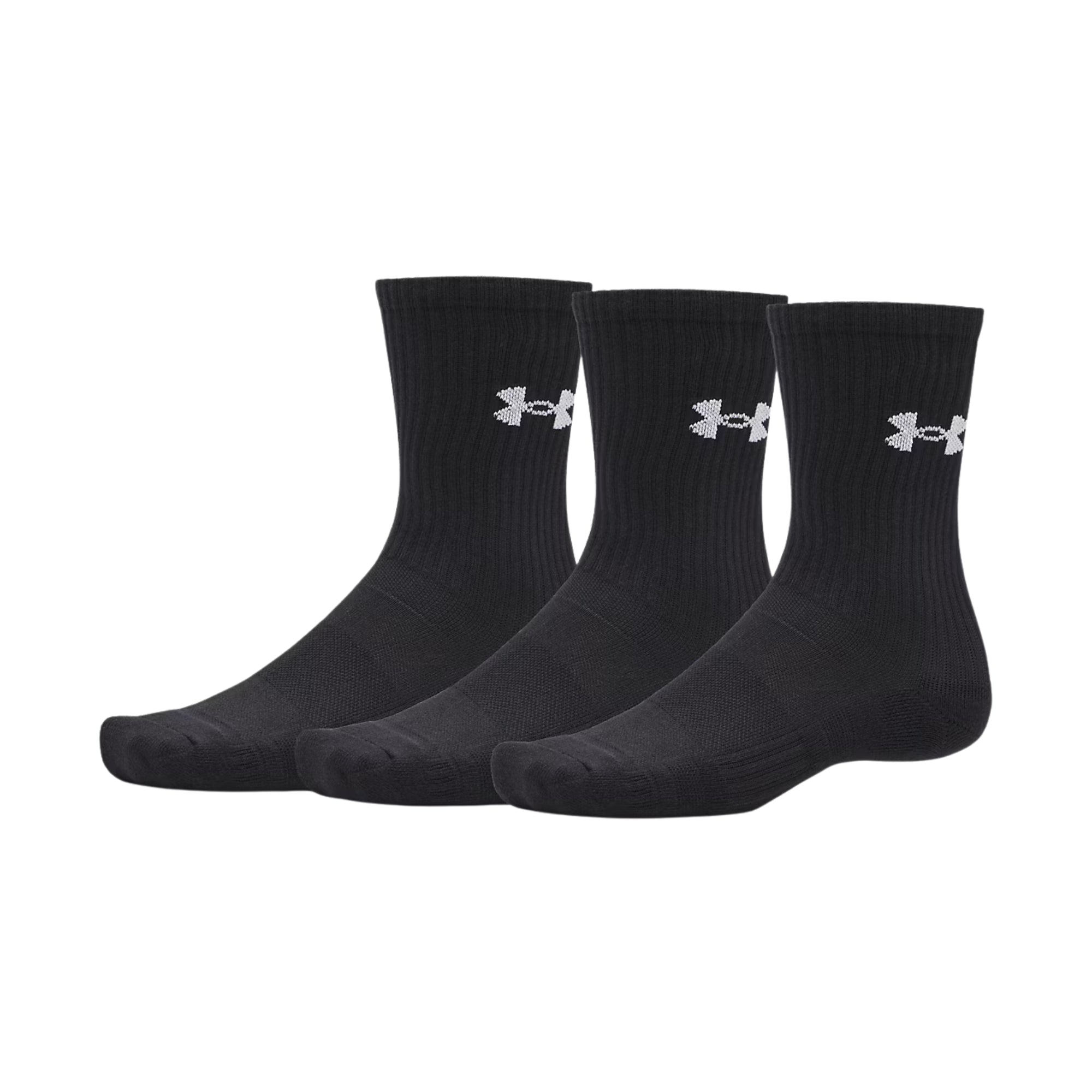 UNDER ARMOUR PERFORMANCE COTTON 3P CRW - Nero - immagine principale
