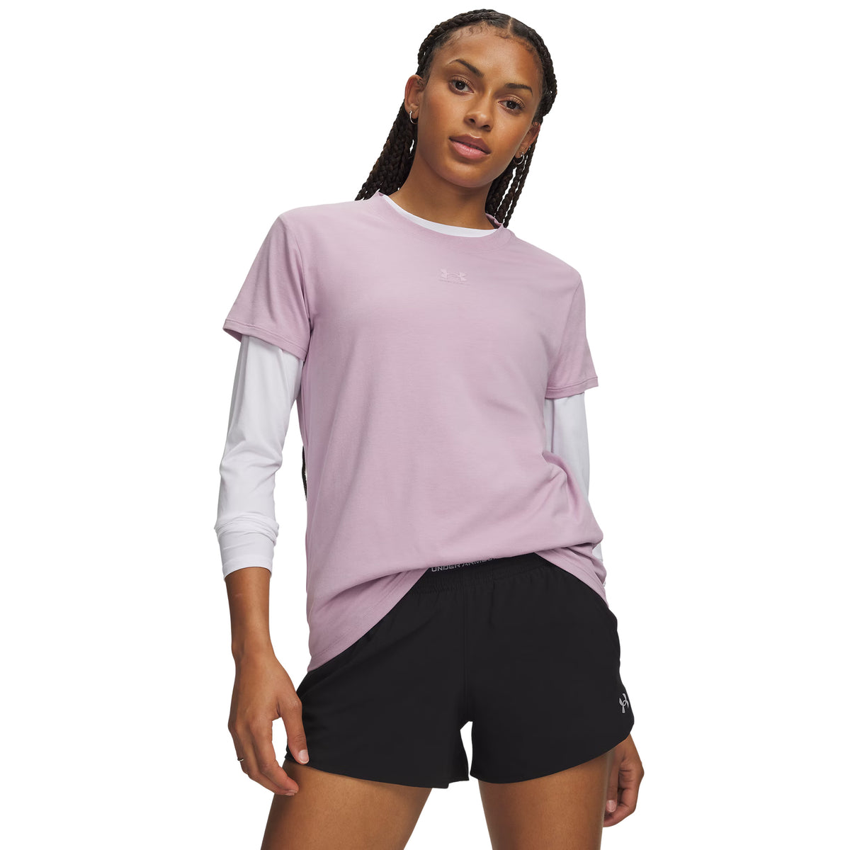 UNDER ARMOUR RIVAL CORE SS TEE WOMAN