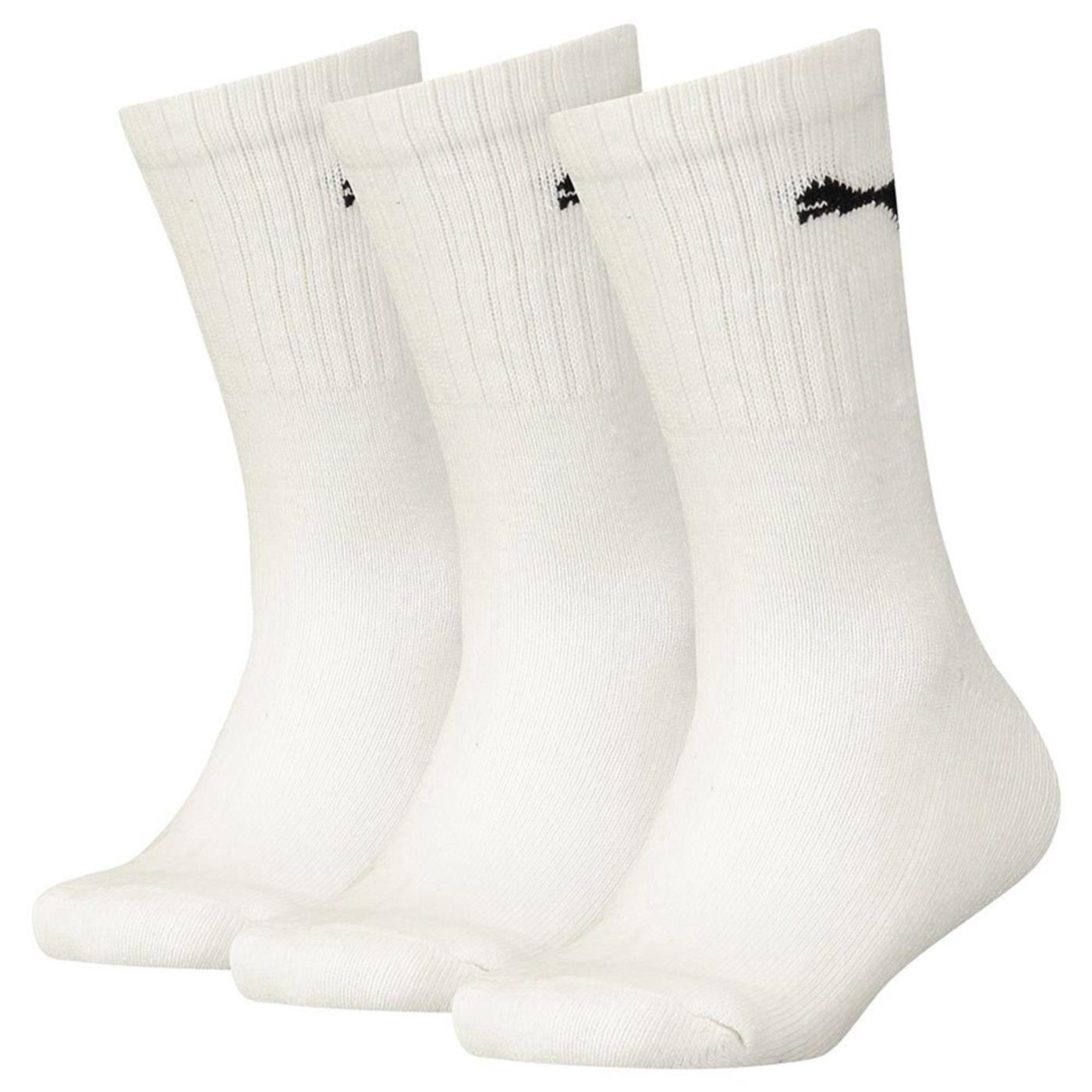 PUMA JUNIOR CREW 3PK SOCKS