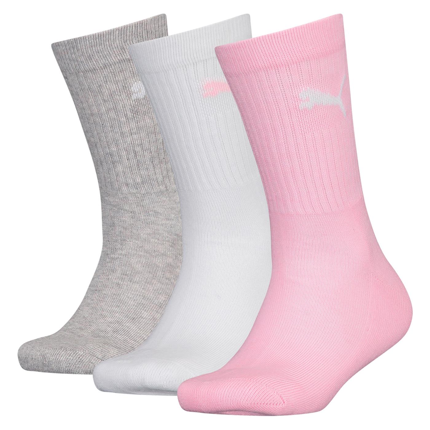 PUMA JUNIOR CREW 3PK SOCKS