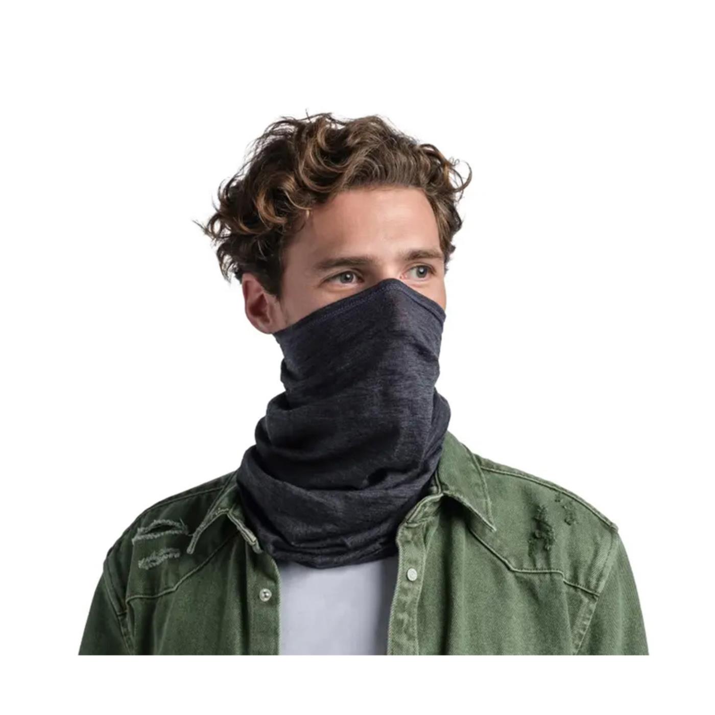 BUFF MERINO LIGHTWEIGHT GREY - seconda immagine