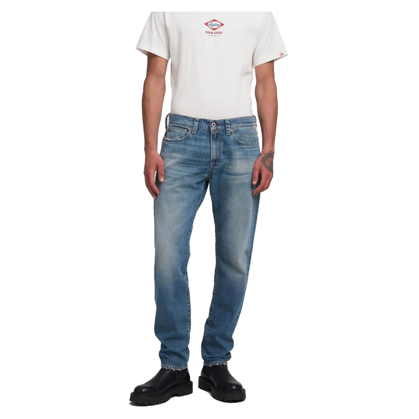 REPLAY JEANS SLIM FIT NEAAL L.34 - C1-denim - immagine principale