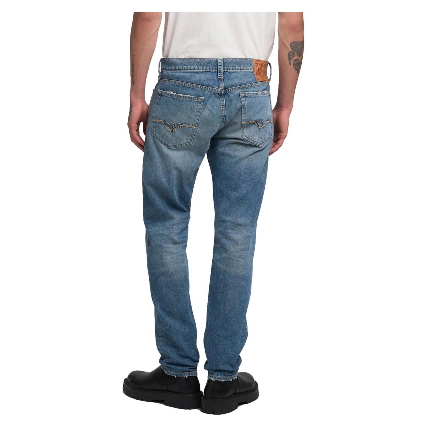 REPLAY JEANS SLIM FIT NEAAL L.34 - C1-denim - vista 2