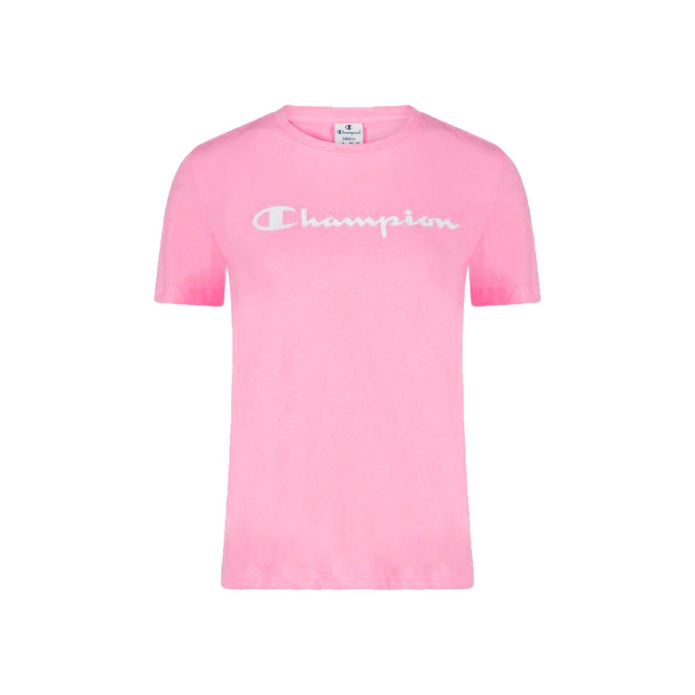 CHAMPION WOMAN CREWNECK T-SHIRT - Rosa - immagine principale