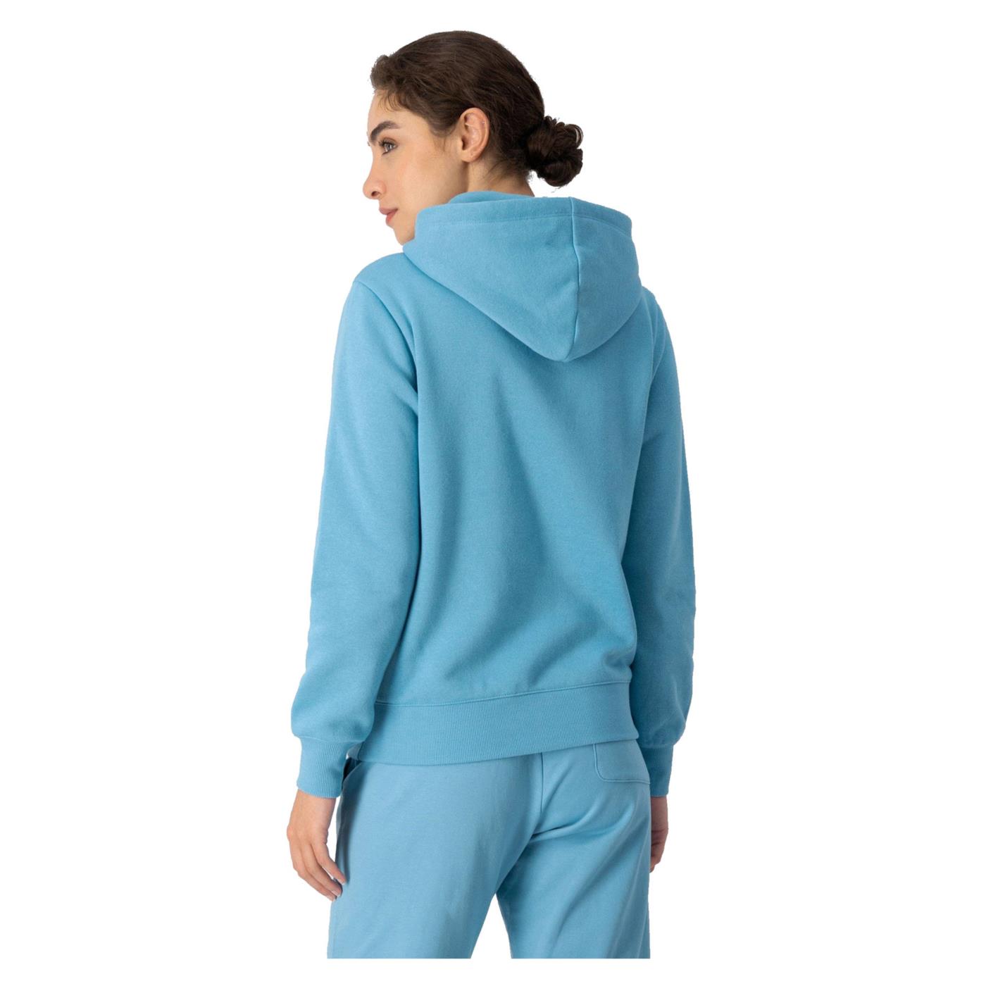 CHAMPION W HOODED SWEATSHIRT - Turchese - vista 2