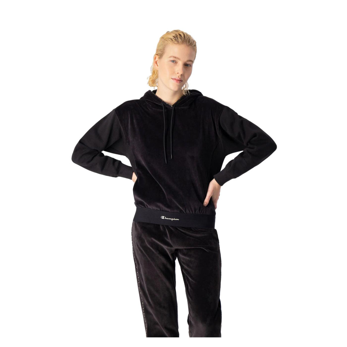 CHAMPION W HOODED SWEATSHIRT - seconda immagine