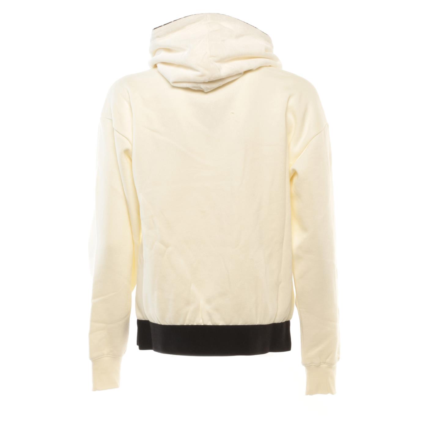 CHAMPION W HOODED SWEATSHIRT - Bianco - vista 2