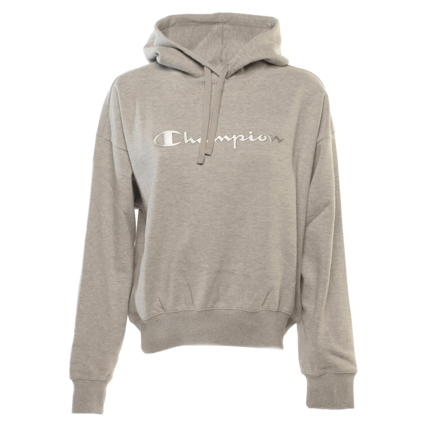CHAMPION W HOODED SWEATSHIRT - Grigio chiaro - immagine principale
