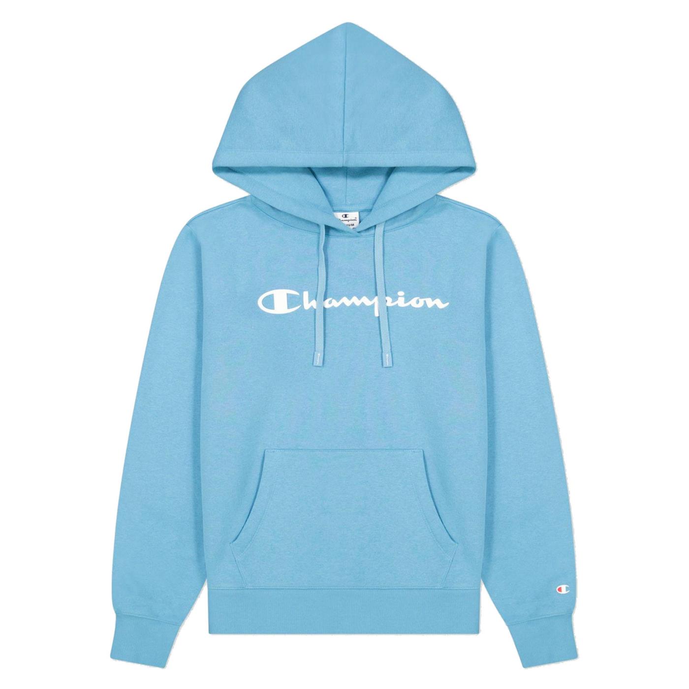 CHAMPION W HOODED SWEATSHIRT - Azzurro - immagine principale