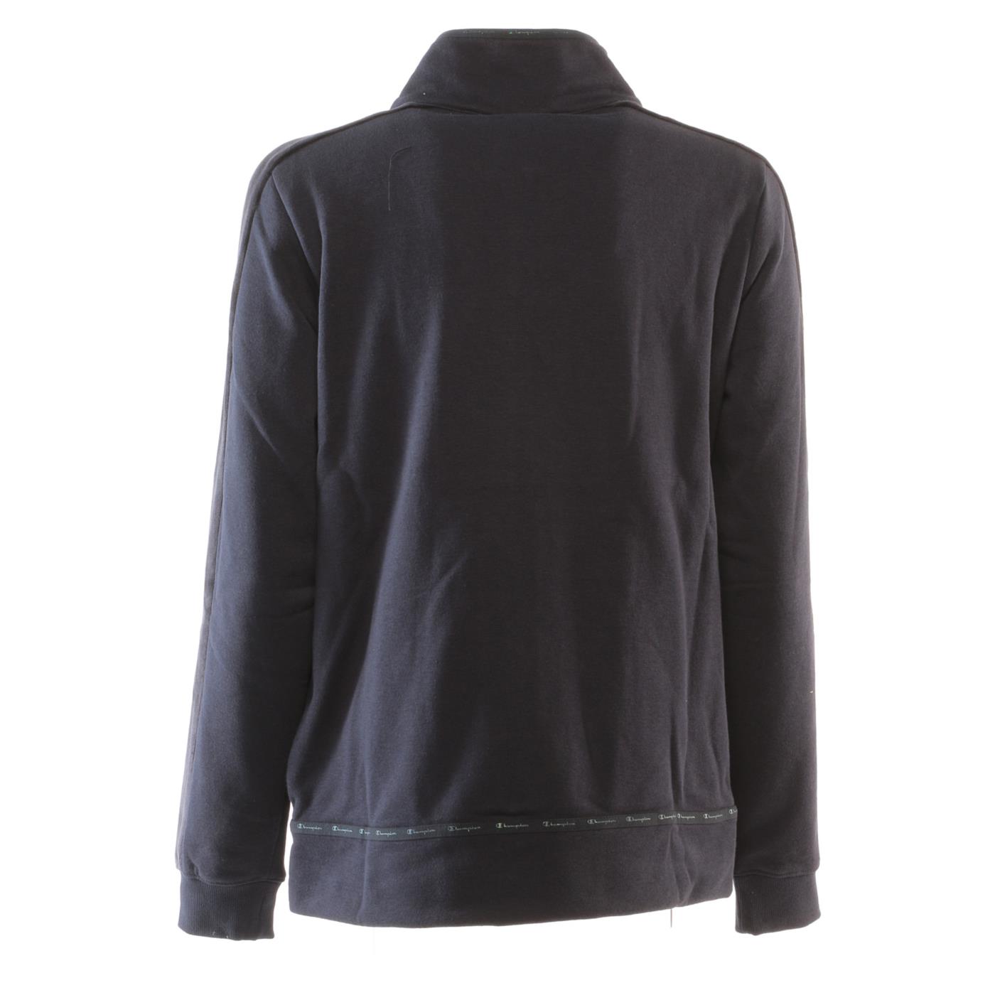 CHAMPION W FULL ZIP SWEATSHIRT - Blu - vista 5