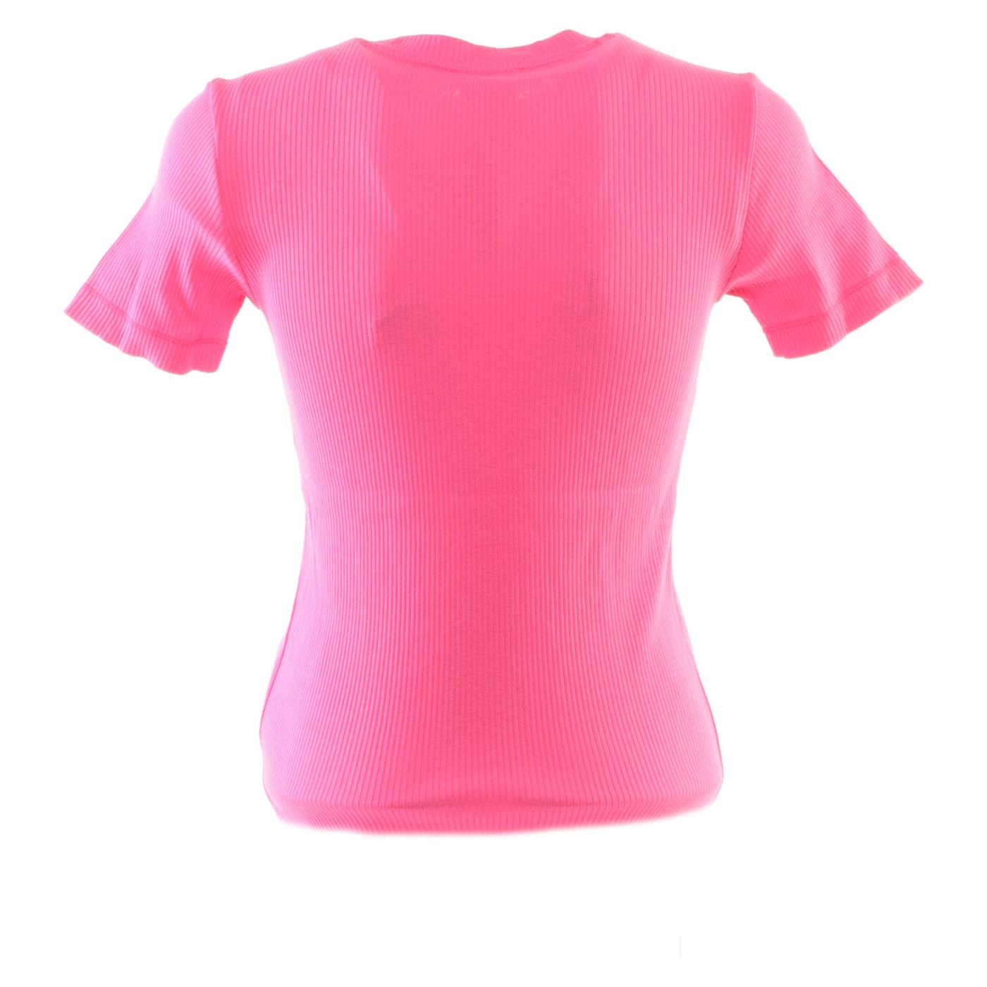 CHAMPION WOMAN CREWNECK T-SHIRT - Fucsia - vista 2