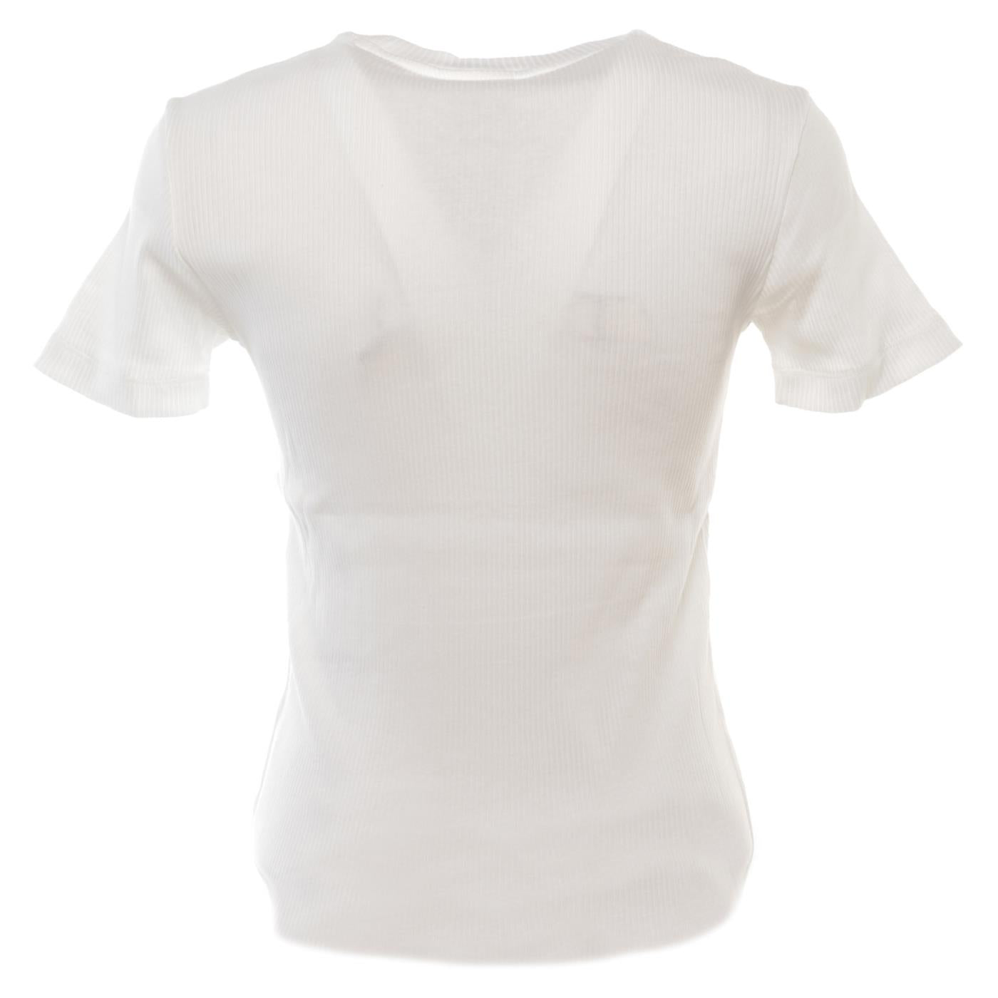CHAMPION WOMAN CREWNECK T-SHIRT - Bianco - vista 2
