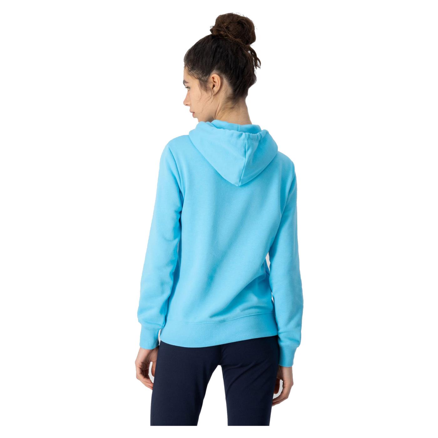 CHAMPION WOMAN HOODED SWEATSHIRT - Azzurro - vista 3