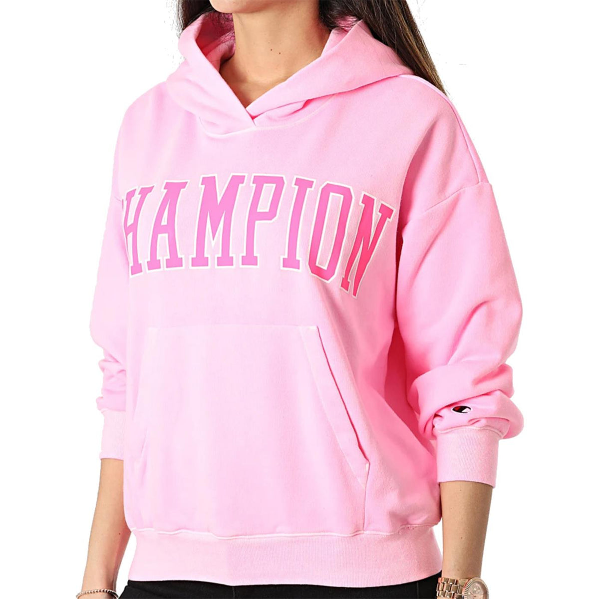CHAMPION WOMAN HOODED SWEATSHIRT