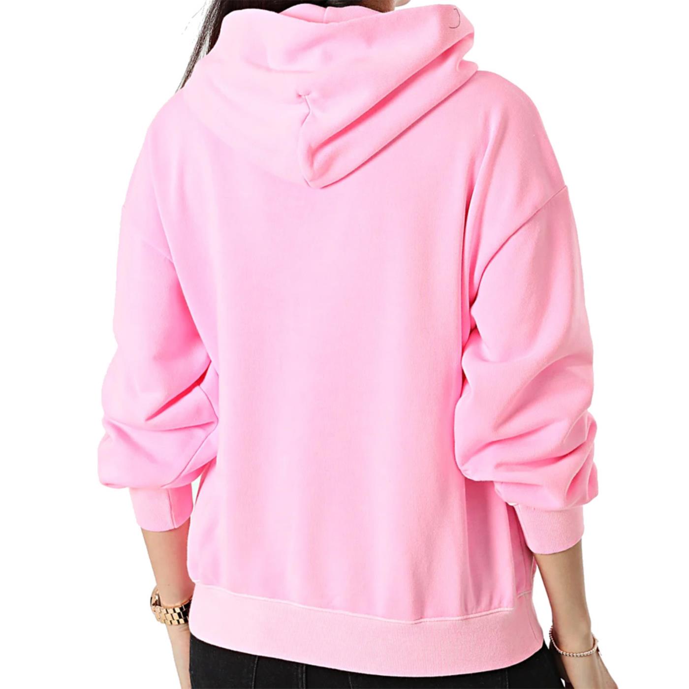 CHAMPION WOMAN HOODED SWEATSHIRT - Rosa - vista 2