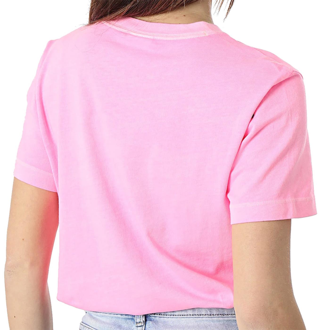 CHAMPION WOMAN CREWNECK T-SHIRT - Rosa - vista 3