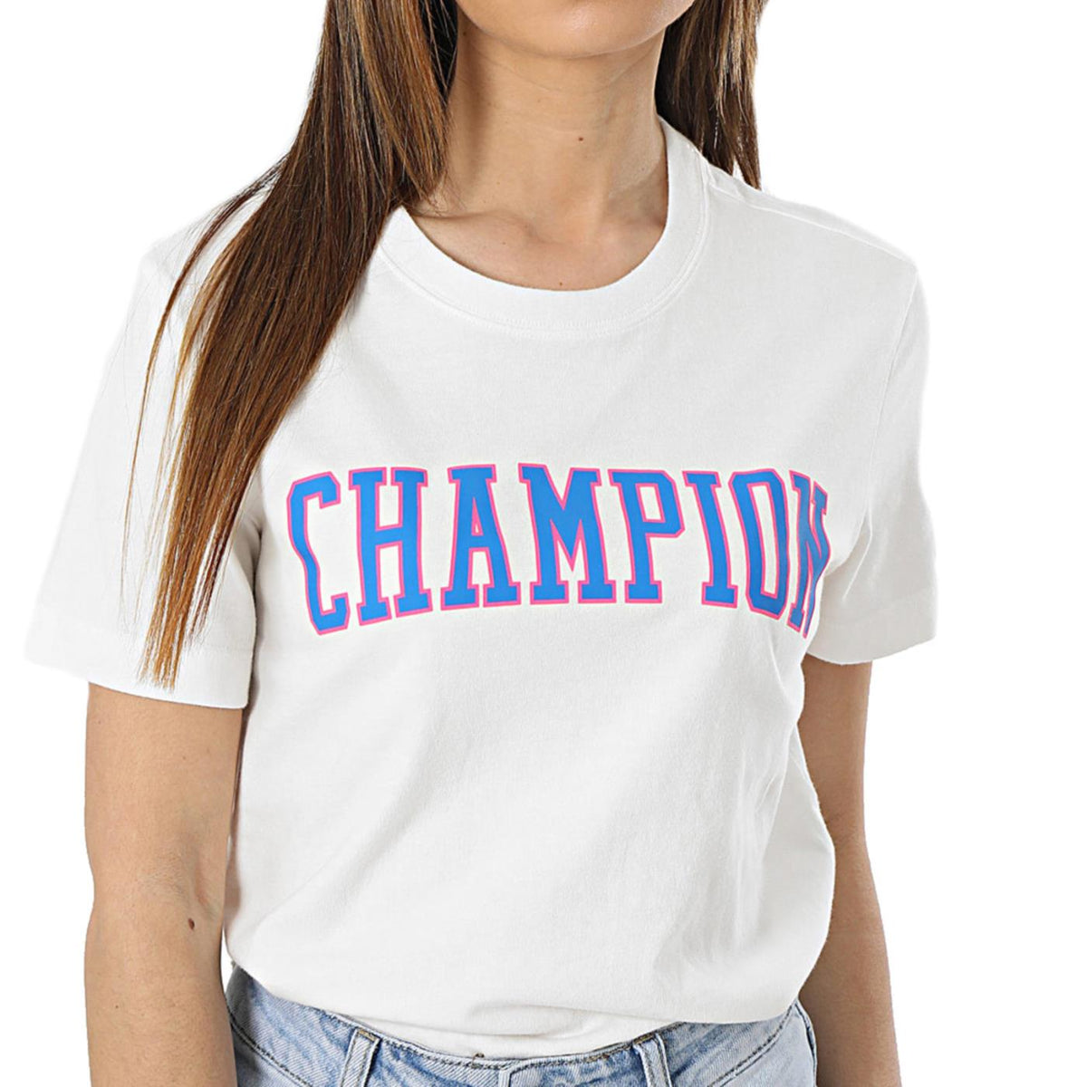 CHAMPION WOMAN CREWNECK T-SHIRT