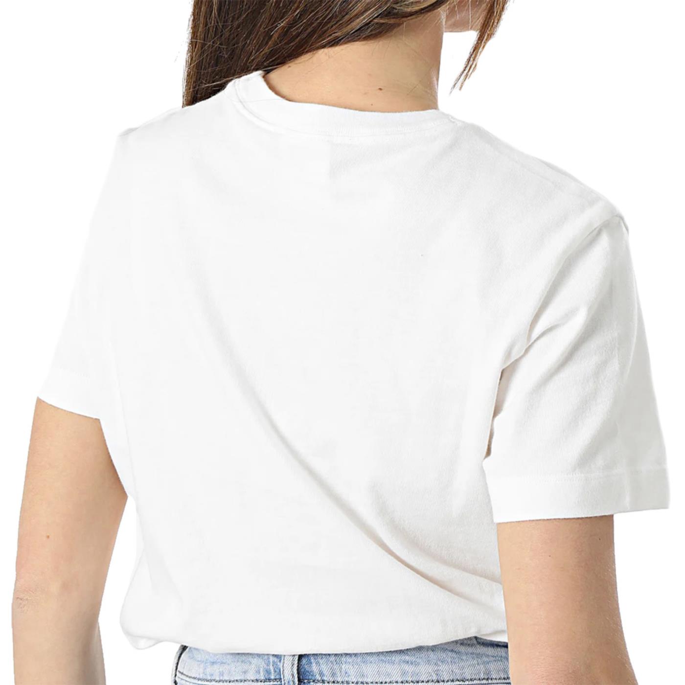 CHAMPION WOMAN CREWNECK T-SHIRT - Bianco - vista 2