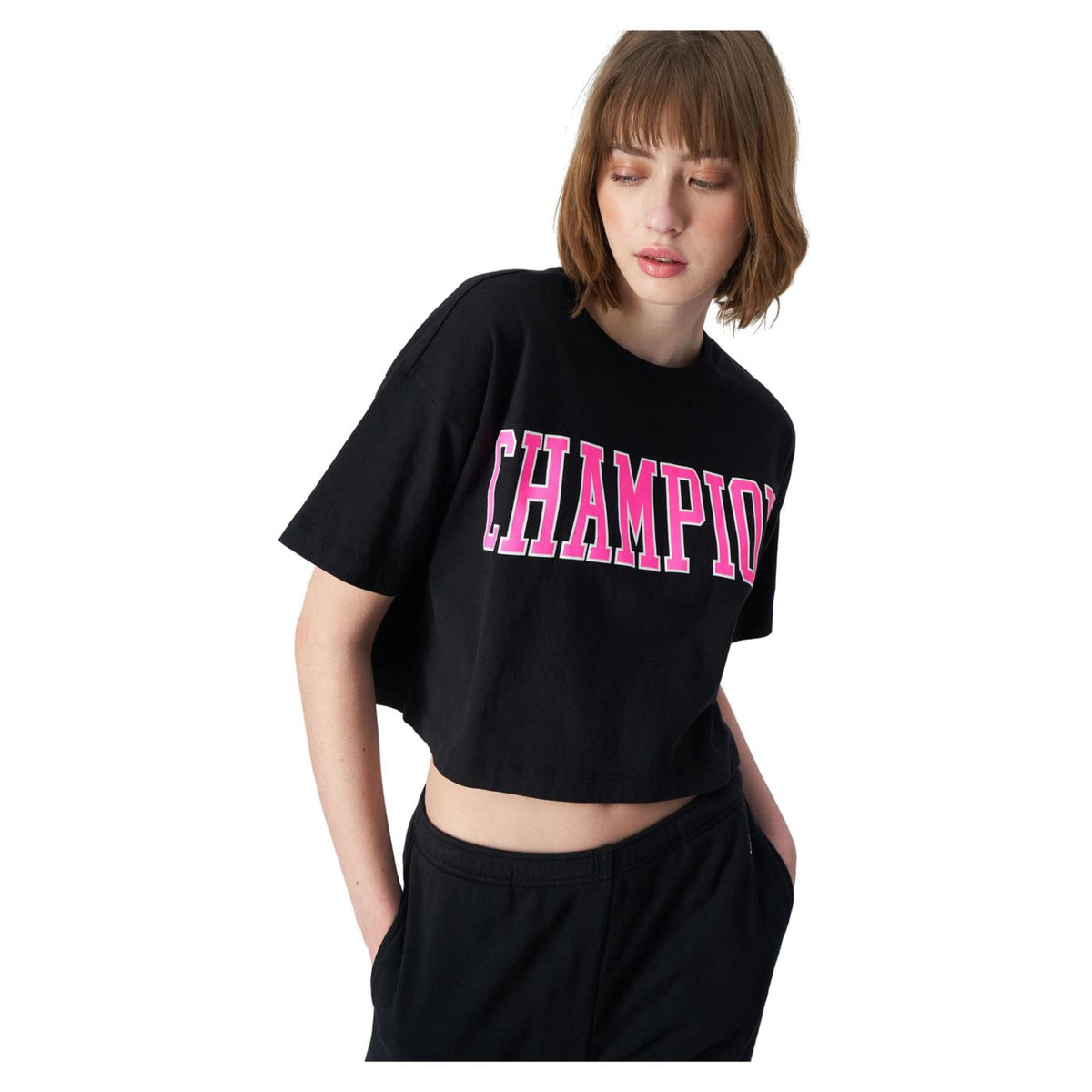 CHAMPION WOMAN CREWNECK T-SHIRT - seconda immagine